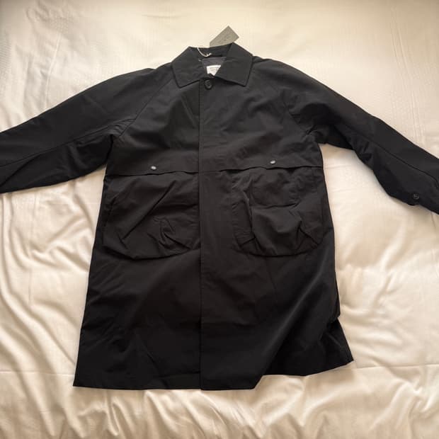 (새상품)Ends and means 저널리스트 코트 블랙 M 