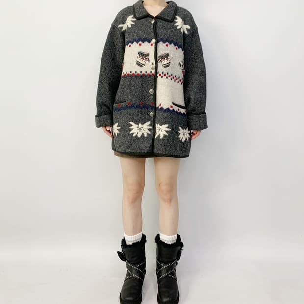 COOKTOWN COLLETION  울 가디건