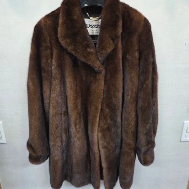 우단 모피 코트 77