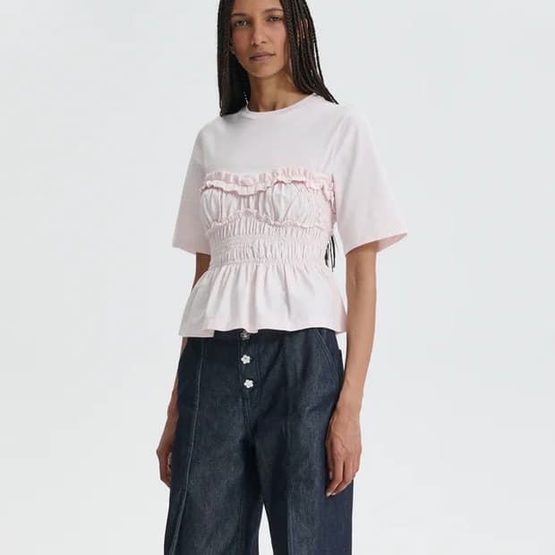 [XS,S,M]세실리에 반센 26ss VILDE 티셔츠/핑크