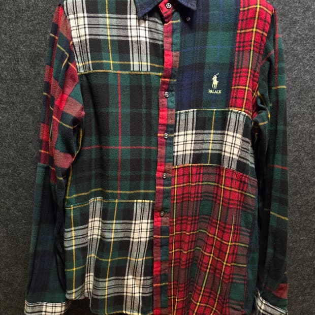 폴로 X 팔라스 멀티 스트라이프 플란넬 셔트