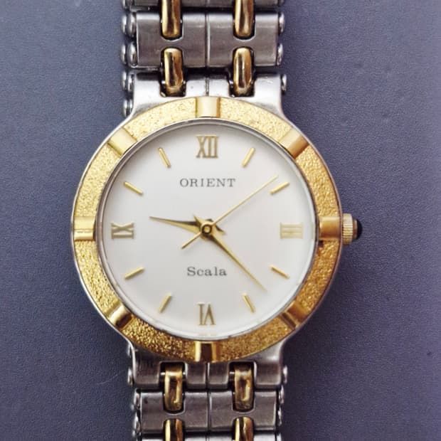 오리엔트  여성용 빈티지 쿼츠시계 