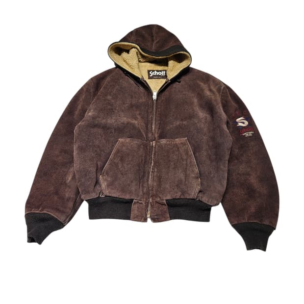 쇼트 아카이브 스웨이드 액티브 후드자켓[48]