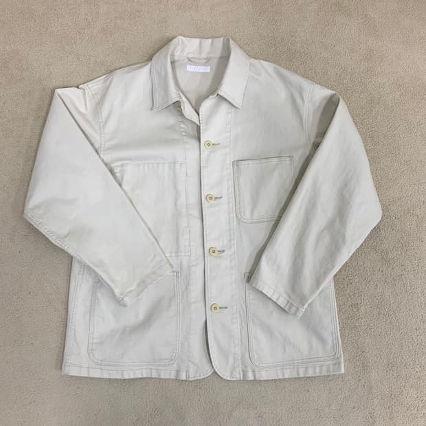 유니클로 유틸리티 자켓(XL/내추럴) 면자켓 봄자켓 워크자켓