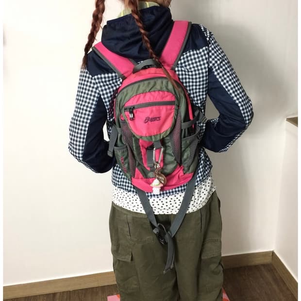아식스 미니 백팩 팔아요