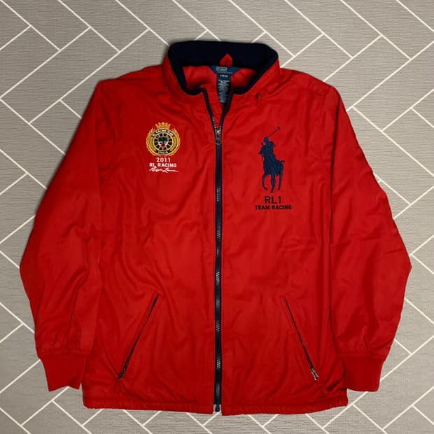 폴로 빅포니 레이싱팀 자켓 레드