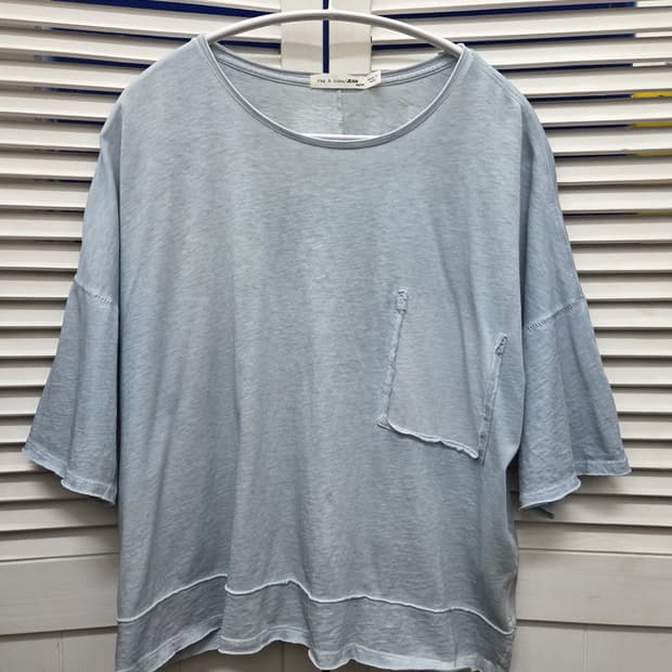 랙앤본 루즈핏 워싱 티셔츠