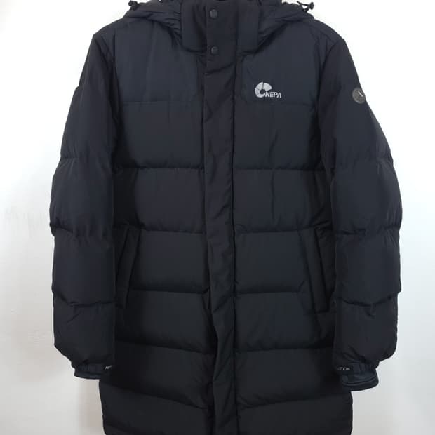 네파 기능성 구스롱패딩 100 L  블랙 새제품급