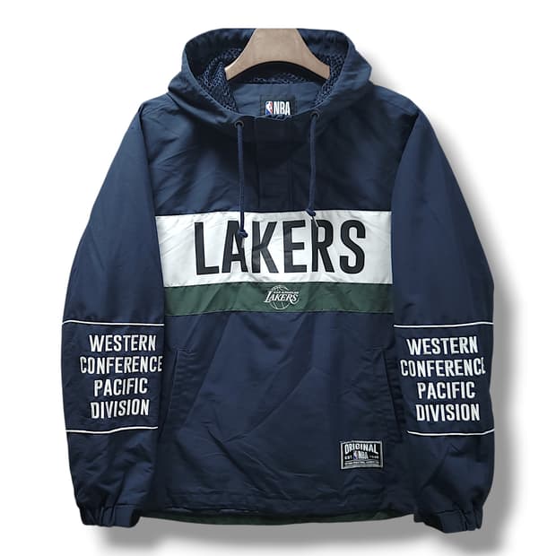 [L] NBA 로스앤젤레스 레이커스 바람막이 후드아노락