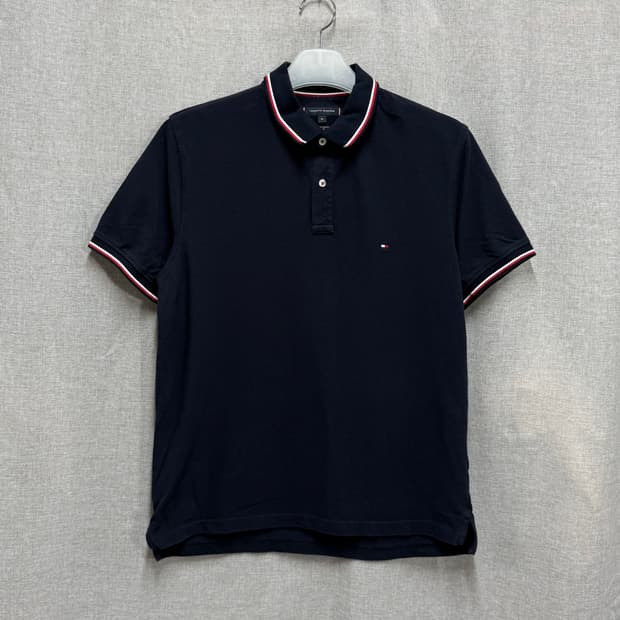 [XL] 타미힐피거 코튼 카라 폴로 반팔티셔츠
