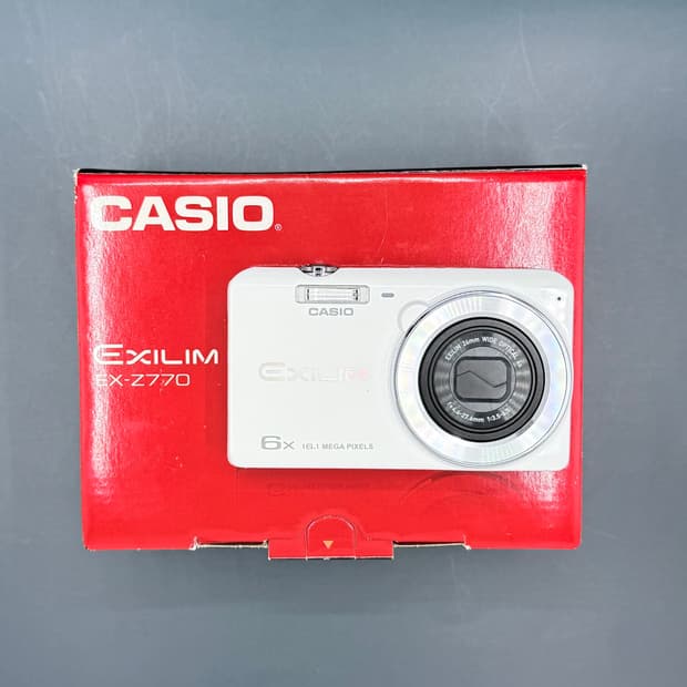 초슬림!)카시오 엑슬림 EX-Z770 디카 빈티지 캠코더 /캐논 니콘