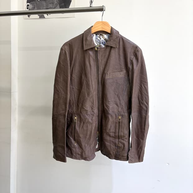 COMME CA MEN 레더자켓