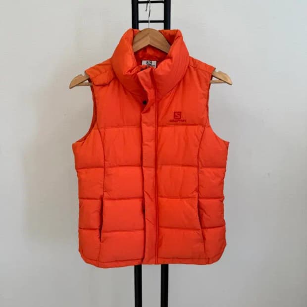 살로몬 여성 패딩 조끼 90(S) 오렌지