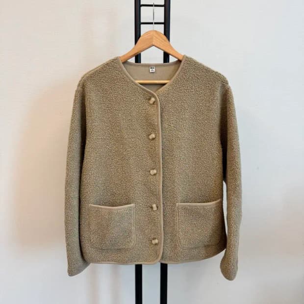 유니클로 여성용 뽀글이 후리스 XL