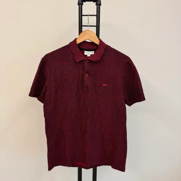 라코스테 남성 슬림핏 카라티 L사이즈