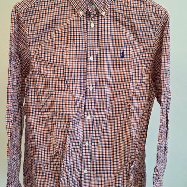 랄프로렌 폴로 여성 체크 셔츠 XL사이즈