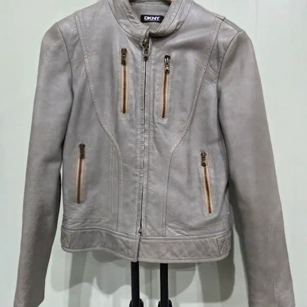 DKNY 여성 양가죽 라이더 자켓 55사이즈