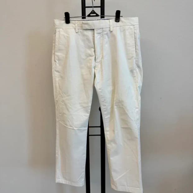 폴로 랄프로렌 화이트 스트레치 슬림핏 바지 30