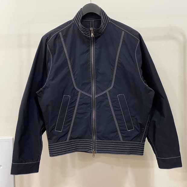 메종미네드 스티치 나일론 봄버 자켓