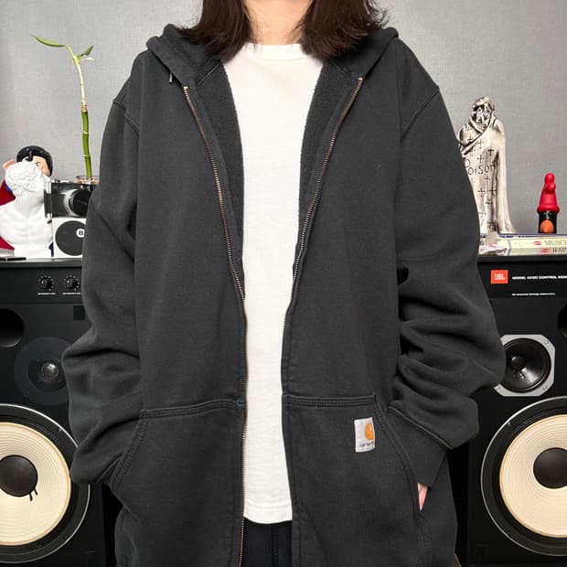 칼하트 기모 후드집업