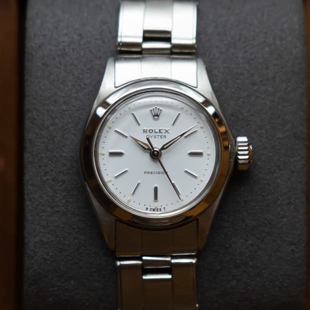 롤렉스 오이스터 프리시전 25mm 수동 빈티지 시계