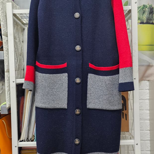 비비안웨스트우드 여성 니트 롱가디건 55 앵그로매니아 AD37