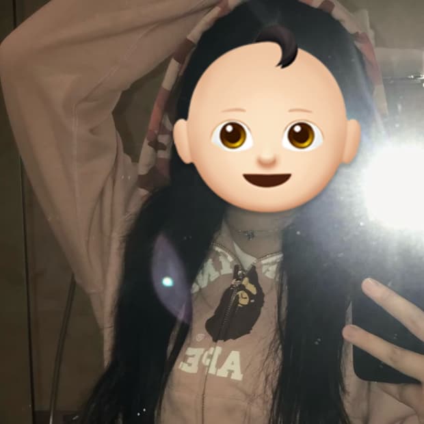 Bape 카모 후드집업 핑크 M