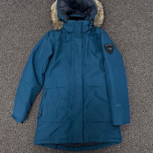 노스페이스 여성 구스다운 사파리 롱패딩 85(S)