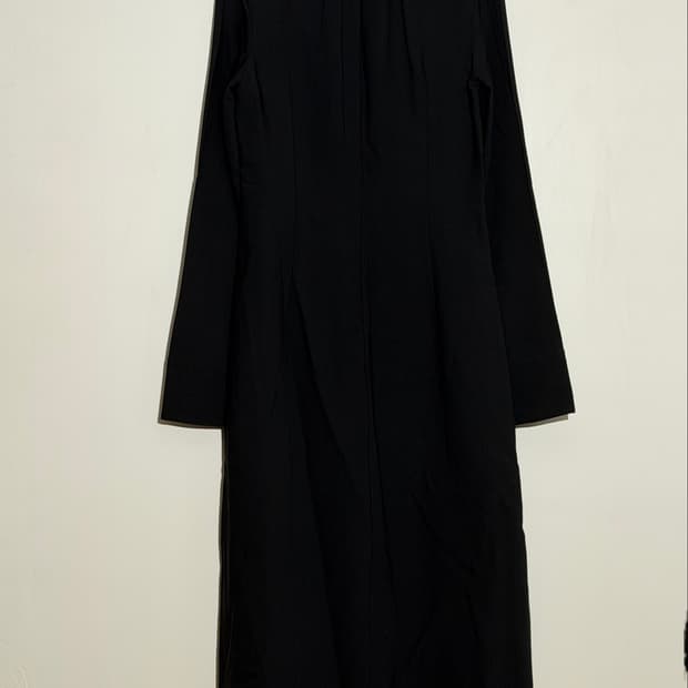 Jil Sander V-Neck Long Dress