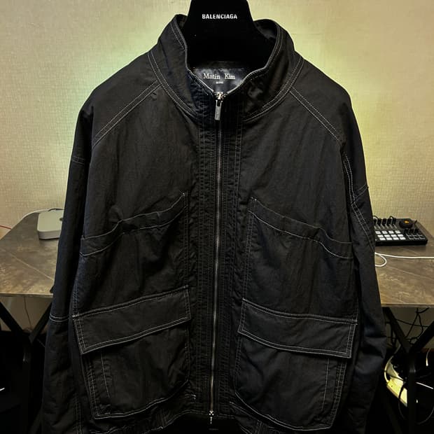 마땡킴 유틸리티 봄버 자켓