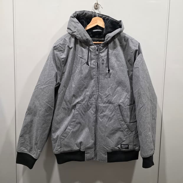 홀리스터(HOLLISTER) 테크 자켓 (그레이)