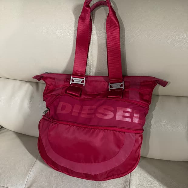 Diesel zipper detail shoulder bag 