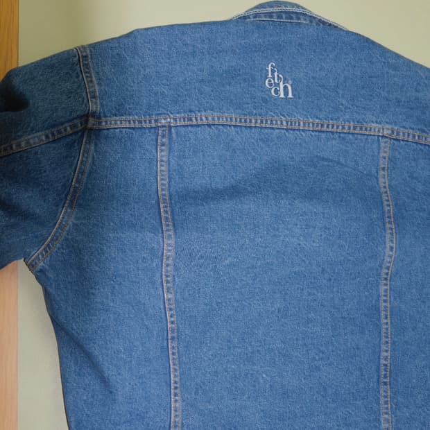 Fetch 데님 자켓 청자켓 