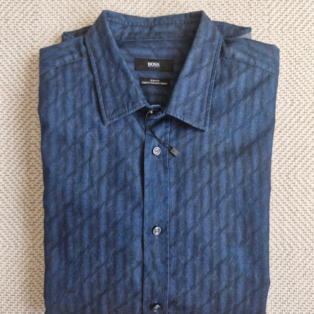 휴고보스 이탈리안 패브릭 RONNI 셔츠 미착용 