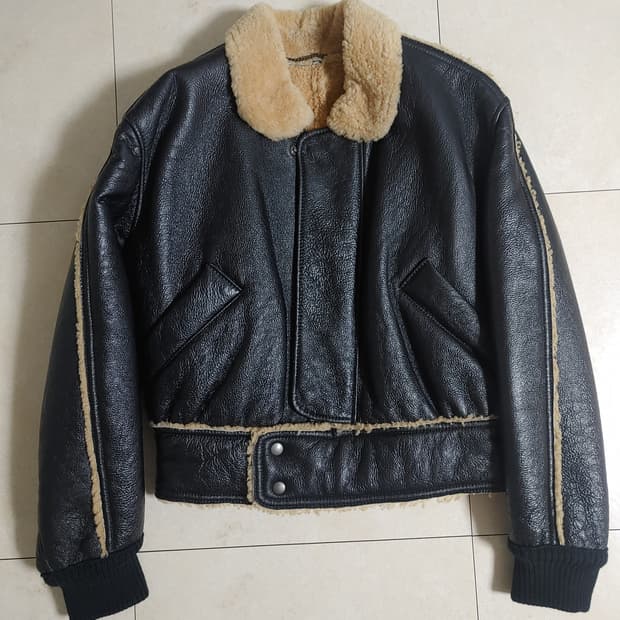 90s emporio armani 시어링자켓