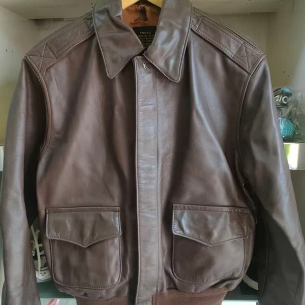 아비렉스 말가죽 자켓 a2 m