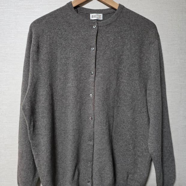 닥스 코코아 퓨어 캐시미어100% 가디건(made in Scotland)