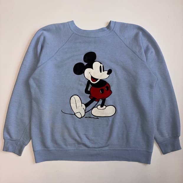 6,70s 미키마우스 스웻 셔츠