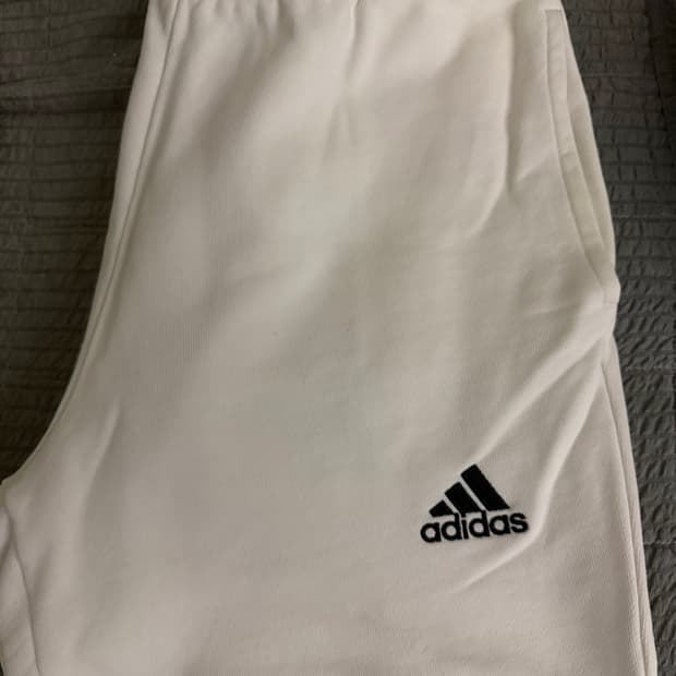 고샤 아디다스 스웻팬츠 화이트