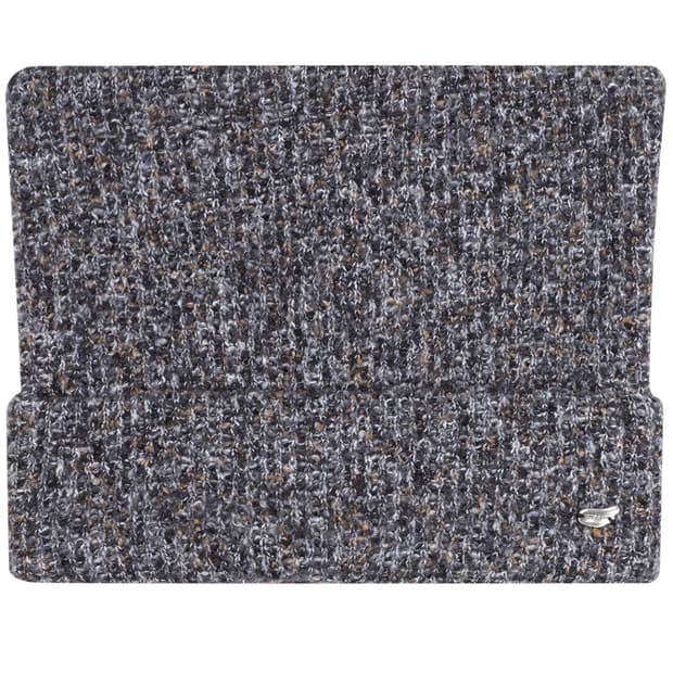 wide cat beanie grey