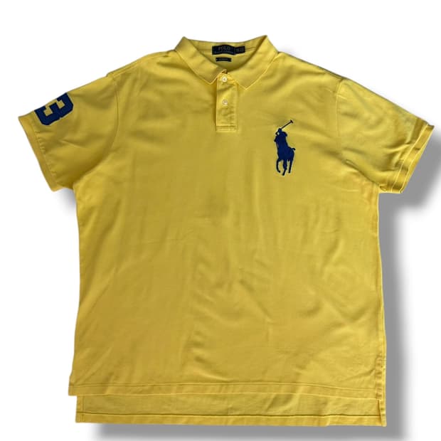 폴로 랄프로렌 빅포니 옐로우 피케이 티셔츠