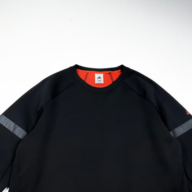 아디다스 오리지널 트레이닝 블랙 맨투맨 (XL)