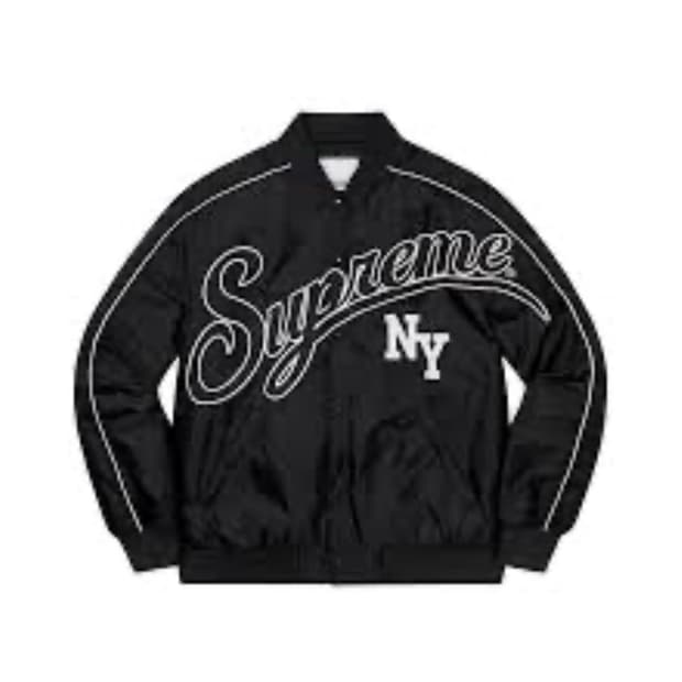 Supreme Contrast Script Varsity Jacket 