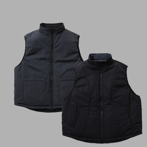 발루트 리버시블 패디드 베스트 블랙차콜 3사이즈
