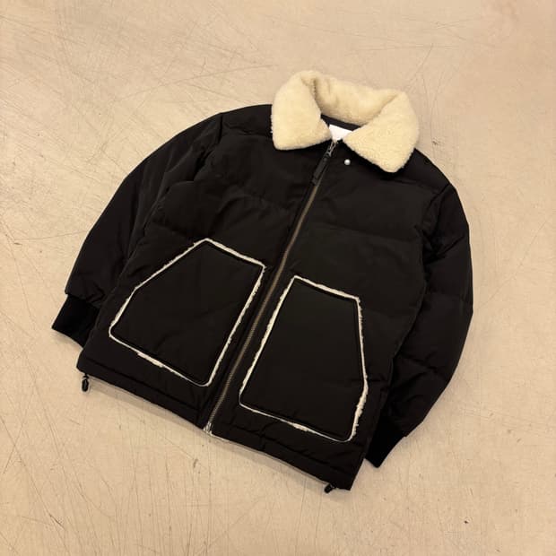 빈폴 구스다운 양털 패딩