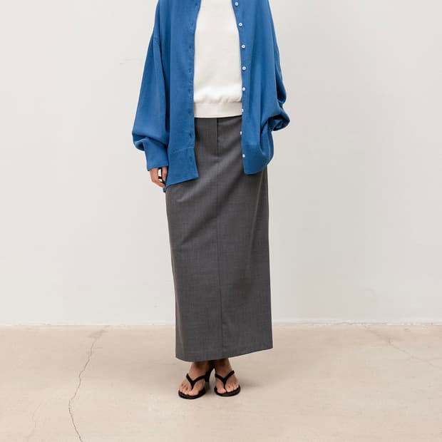 문달 아델라 스커트 그레이 S