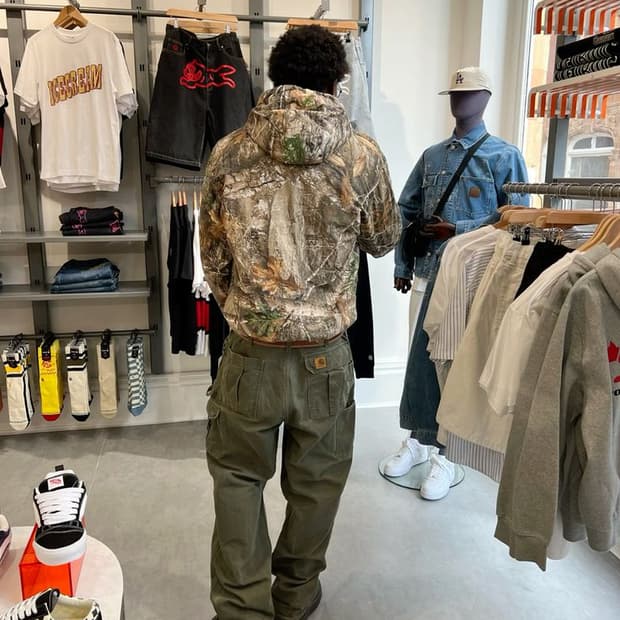 빈티지 칼하트 데저트 카고 팬츠 B112DES