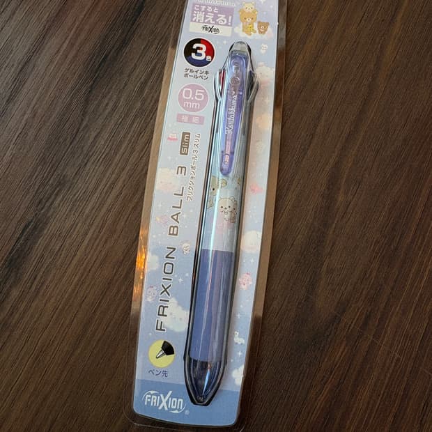 리락쿠마 3색볼펜