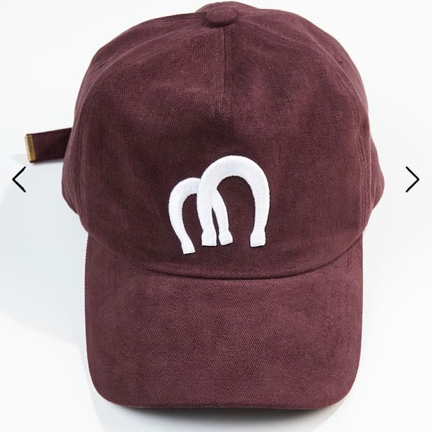마스포켓 Horseshoes Cap (BURGUNDY)