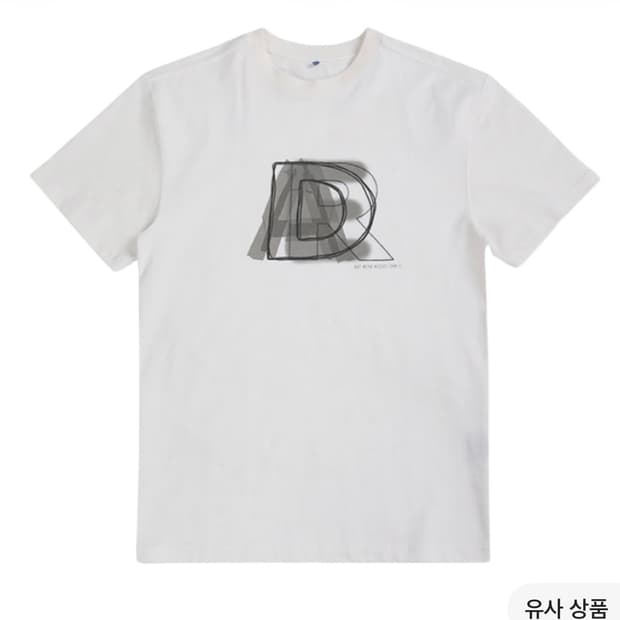 아더에러 레이어 로고 티셔츠 화이트
